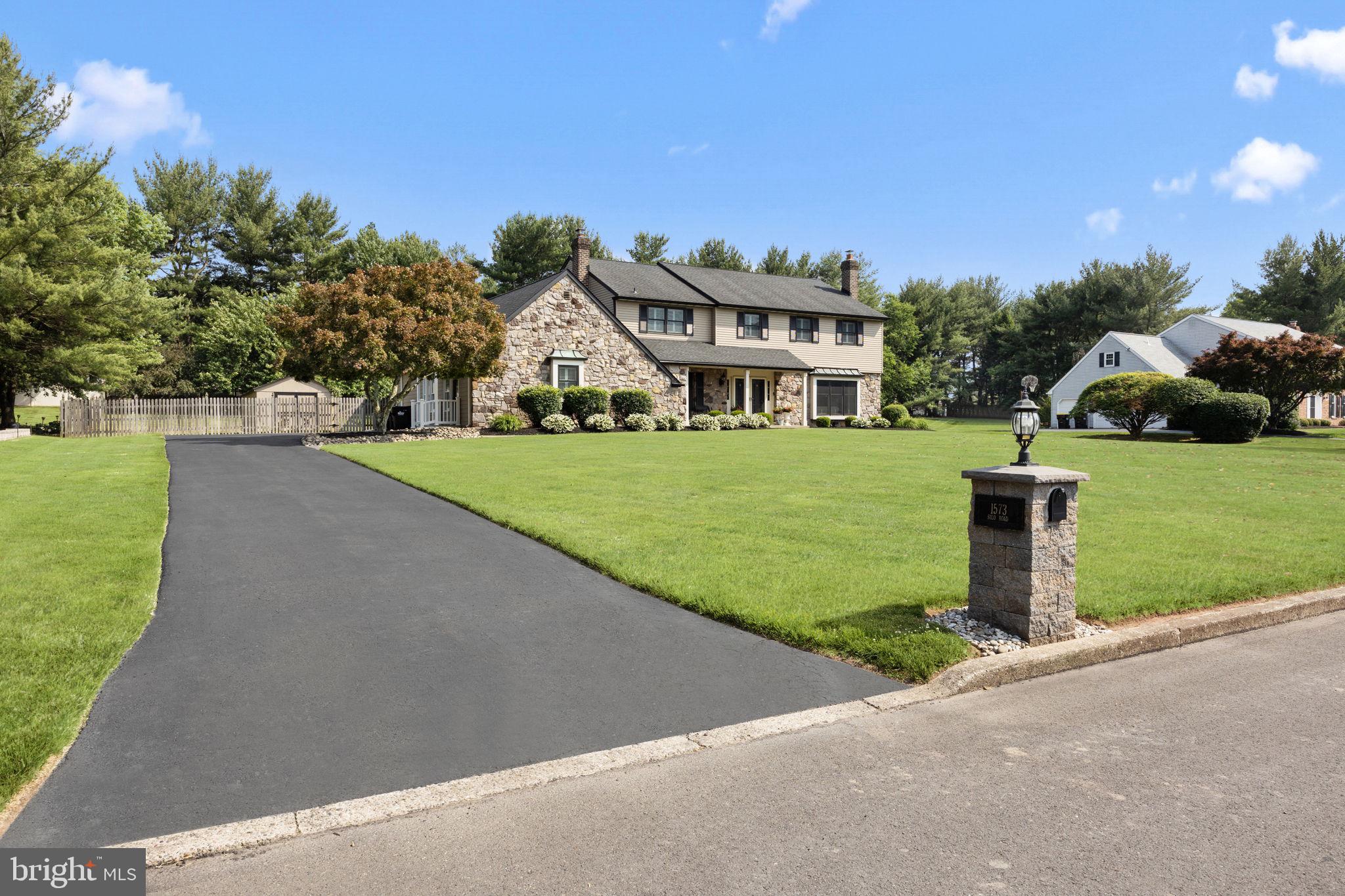 1573 Silo Road Yardley, PA 19067 - Photo 2 of 51 Long Driveway
