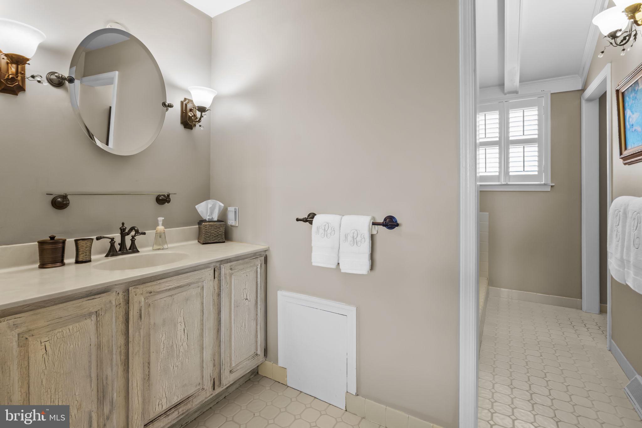 1573 Silo Road Yardley, PA 19067 - Photo 24 of 51 Primary Bath Brushed Wood Vanity