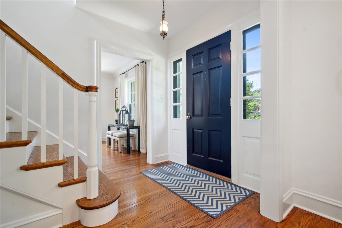 2429 Prospect Avenue Evanston, IL 60201 - Photo 4 of 31 a view of entryway with wooden floor