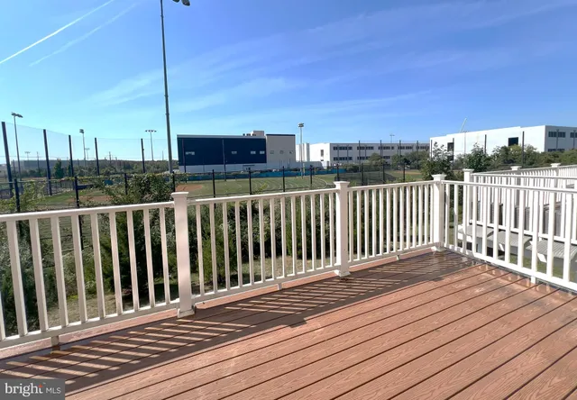 a view of a roof deck