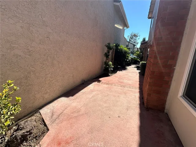 a view of an outdoor space and tennis court