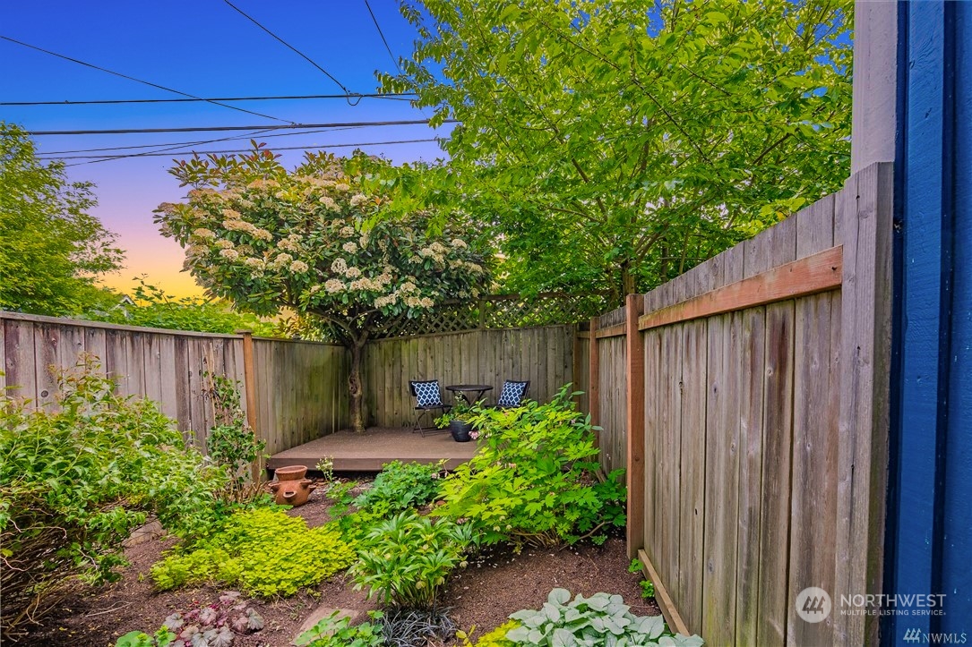 6528 34th Avenue Southwest Seattle, WA 98126 - Photo 12 of 13 a view of a backyard with plants