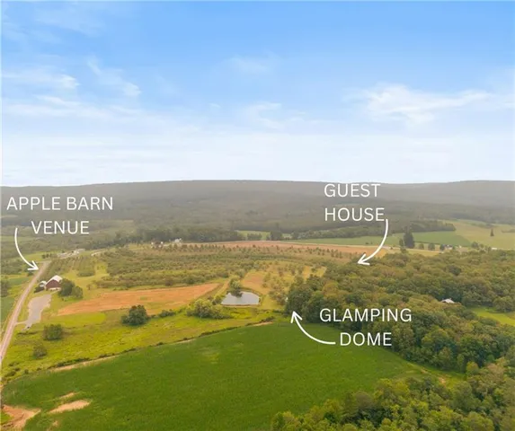 a view of an ocean and beach