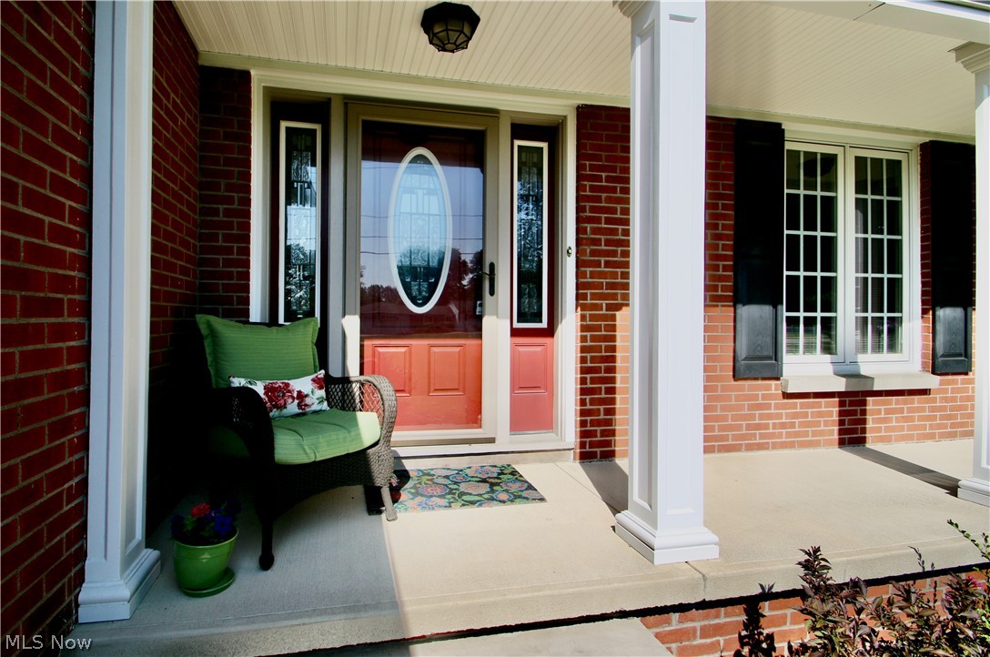 Relax on the full front porch