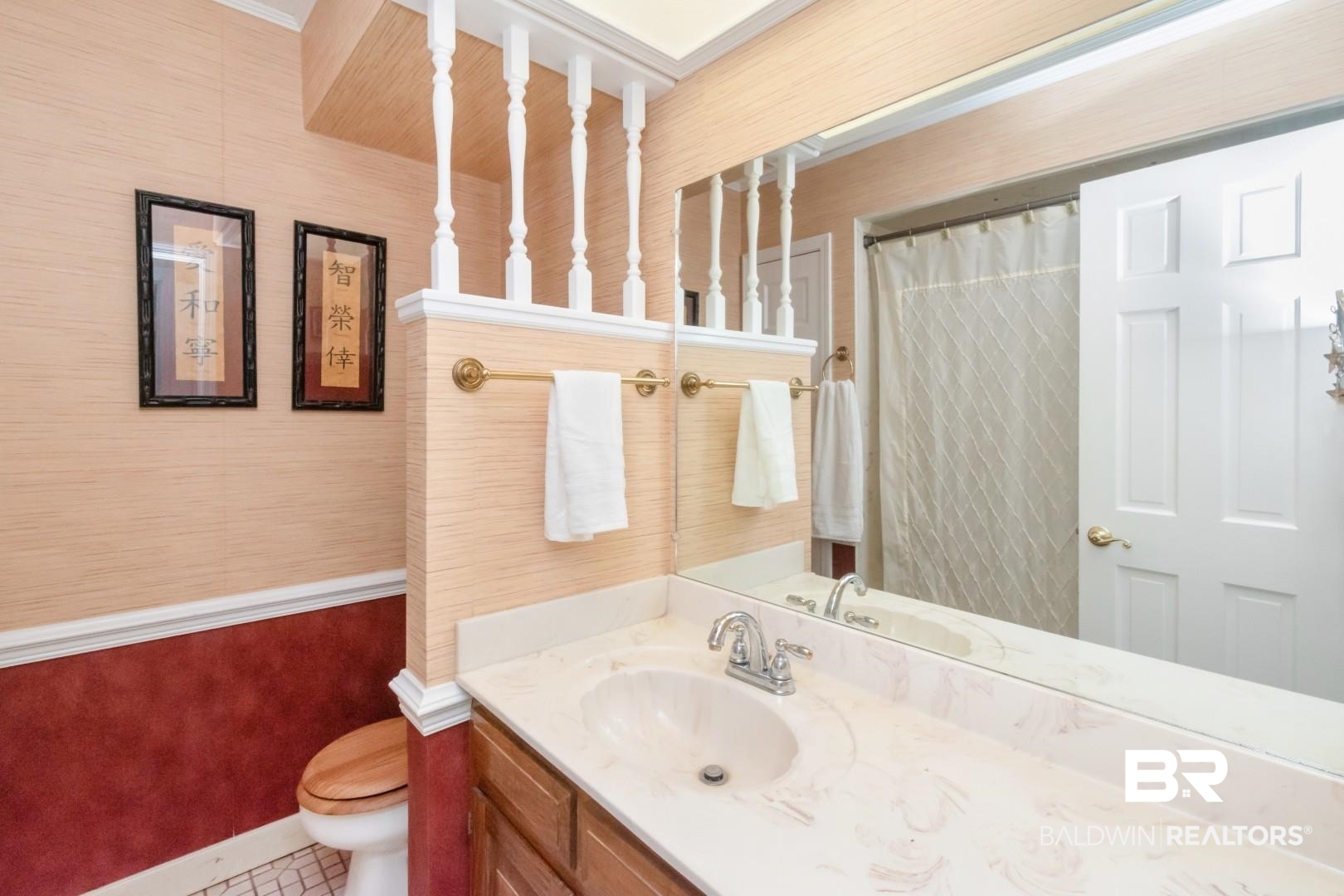 8220 Fordham Road Mobile, AL 36619 - Photo 20 of 41 Full bathroom featuring vanity, toilet, and tile patterned floors