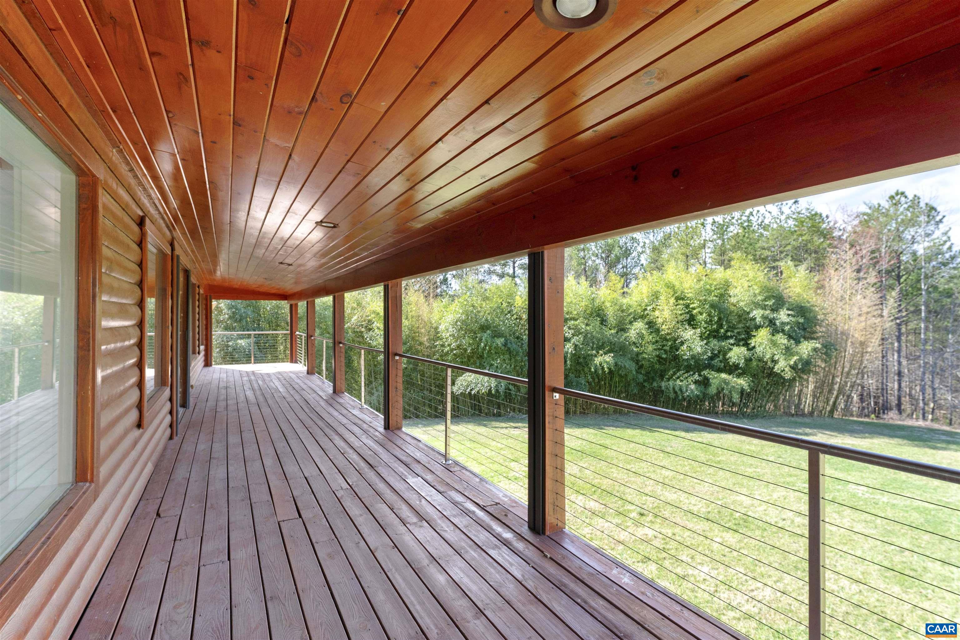 4323 Carter Road Schuyler, VA 22969 - Photo 32 of 54 a view of balcony with wooden floor