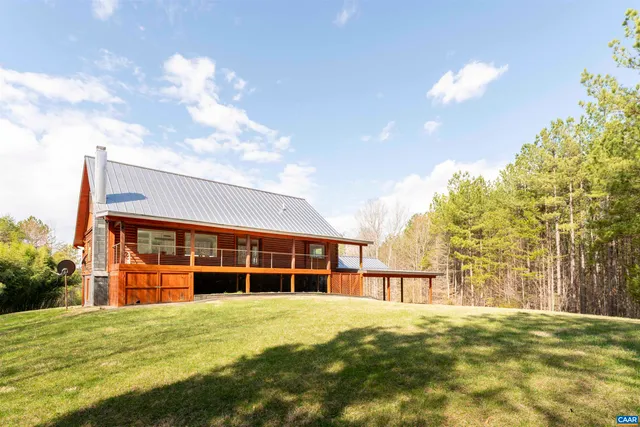 a view of a lake with a mountain in the background