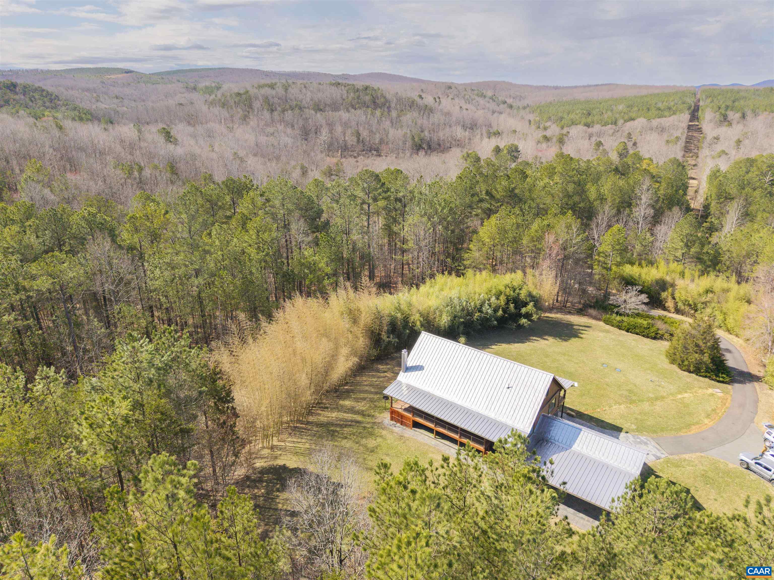 4323 Carter Road Schuyler, VA 22969 - Photo 48 of 54 an aerial view of houses with yard