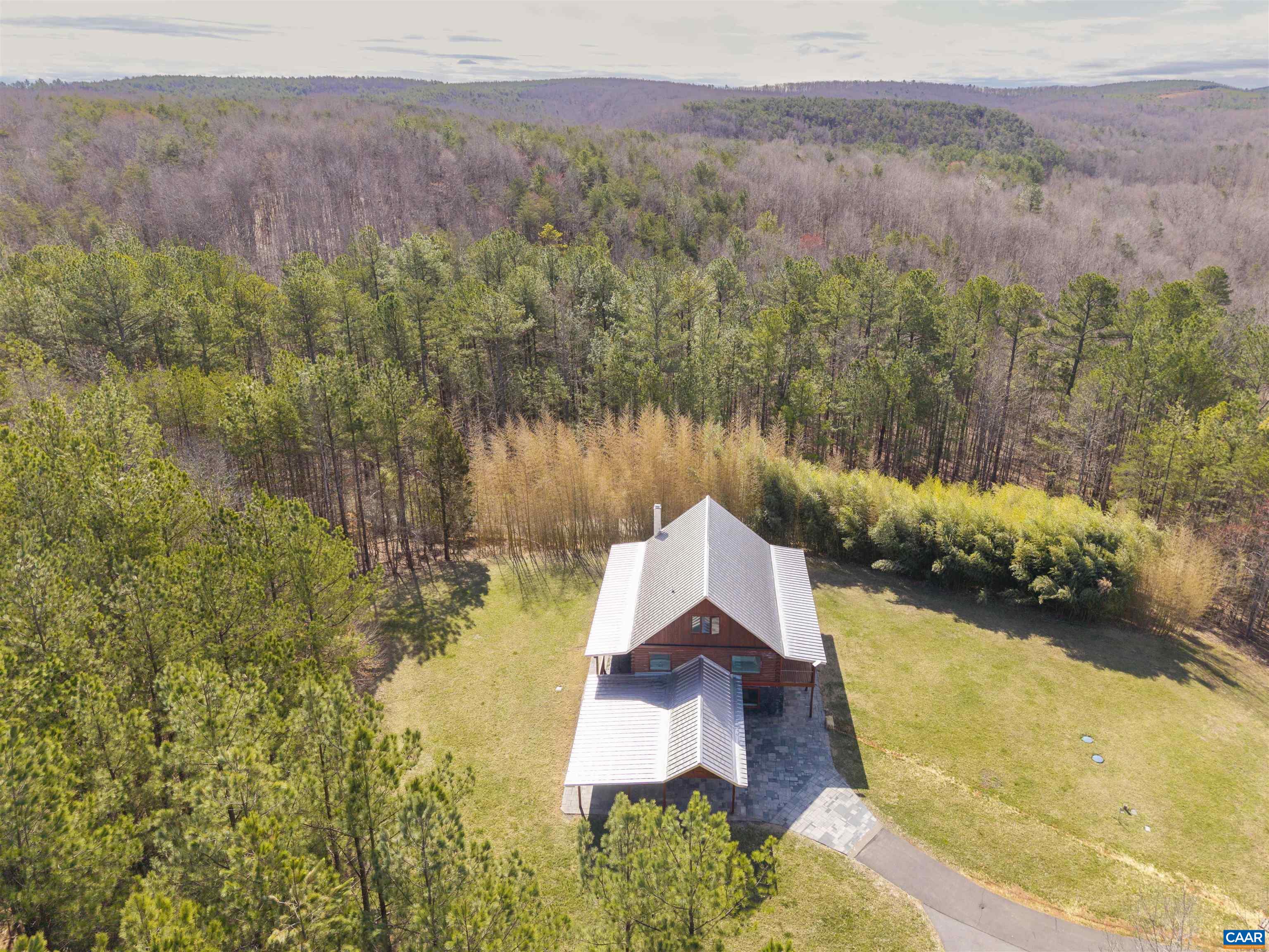 4323 Carter Road Schuyler, VA 22969 - Photo 49 of 54 an aerial view of residential houses with outdoor space