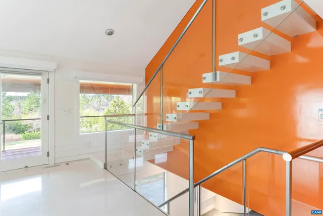 a view of a living room and a window