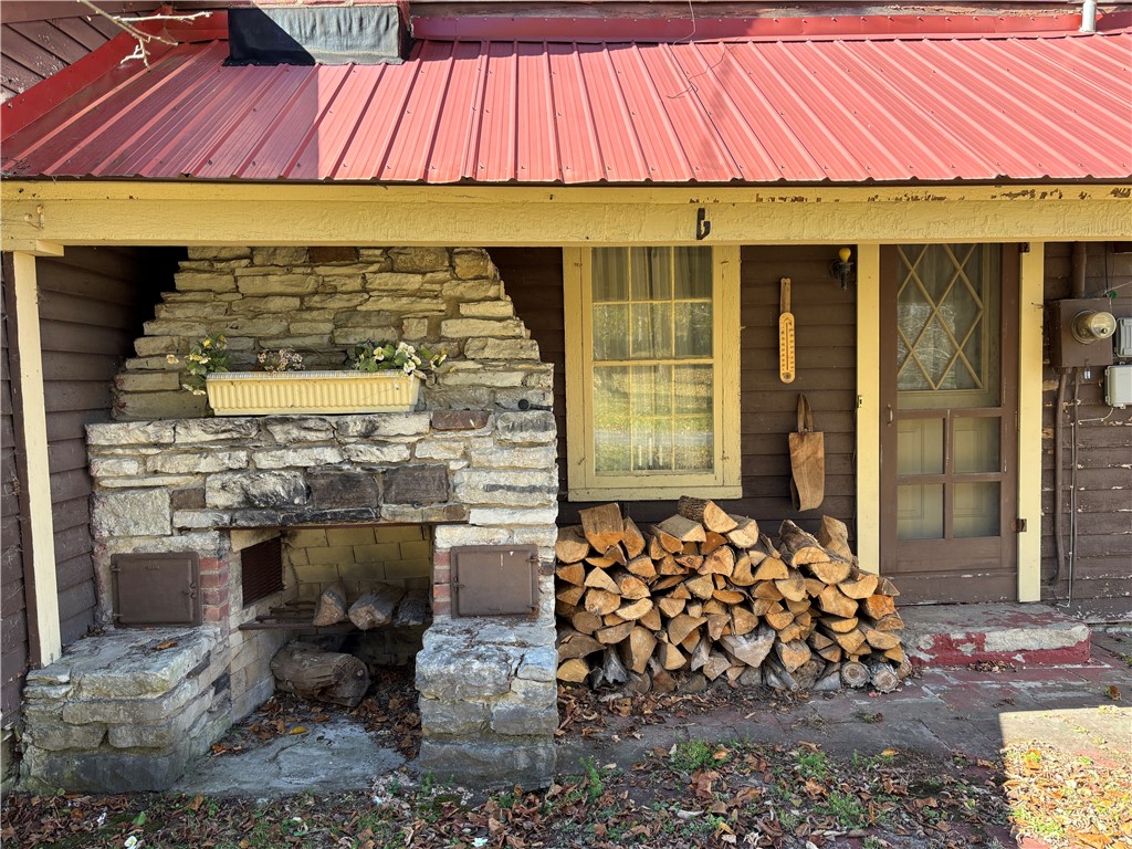 164 Millstone Road Warren, NY 13439 - Photo 25 of 38 Outdoor fireplace