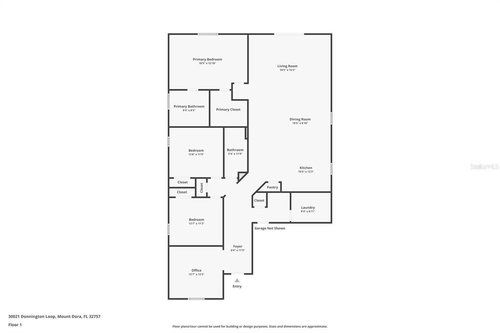 30021 Donnington Loop Mount Dora, FL 32757 - Photo 33 of 40 a picture of a floor plan