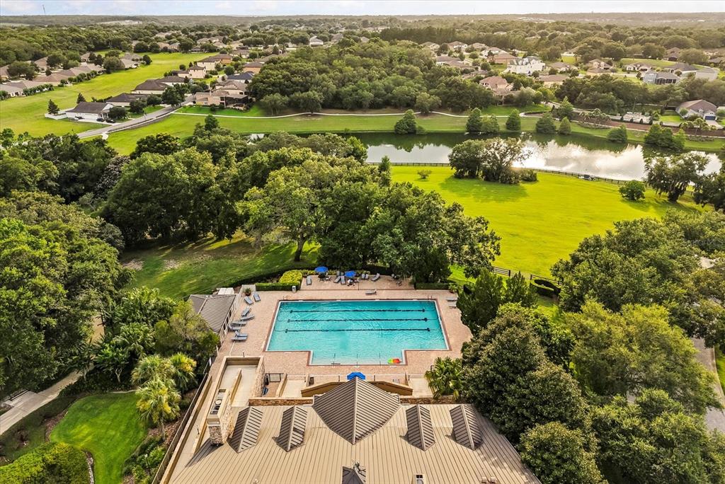 30021 Donnington Loop Mount Dora, FL 32757 - Photo 37 of 40 an aerial view of residential houses with outdoor space
