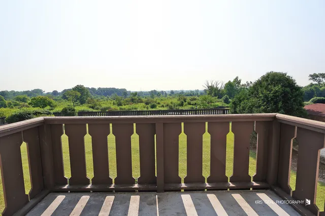 a view of wooden fence