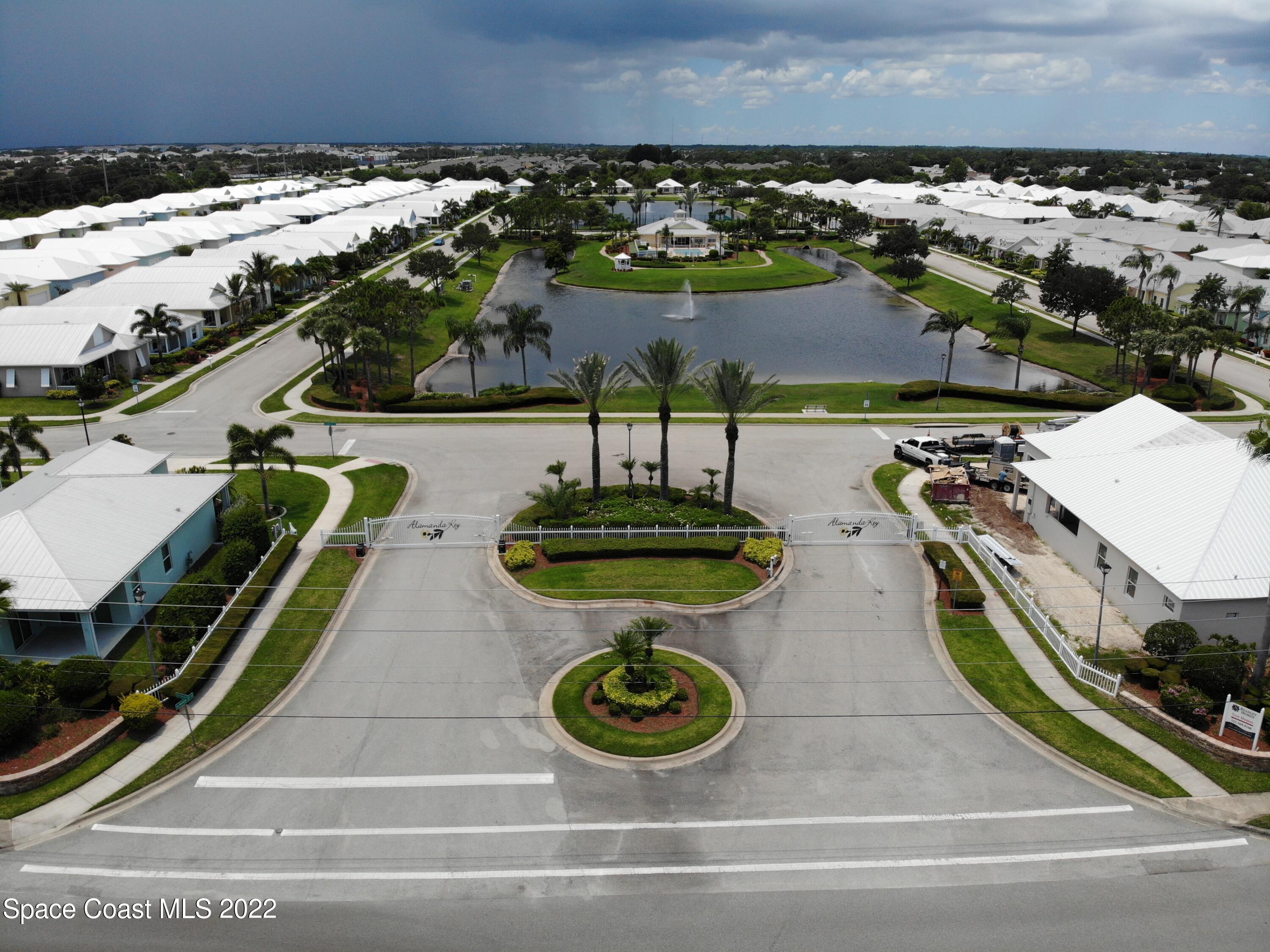 4165 Alamanda Key Drive Melbourne, FL 32901 - Photo 38 of 38 a view of swimming pool from a balcony