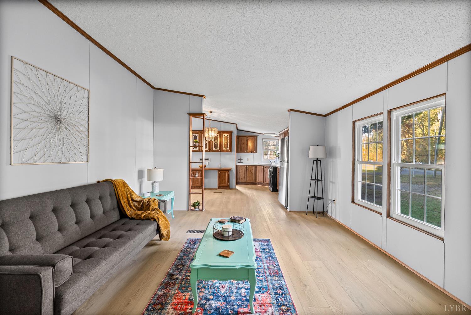 2213 Rabat Road Nathalie, VA 24577 - Photo 2 of 40 a living room with furniture and a large window