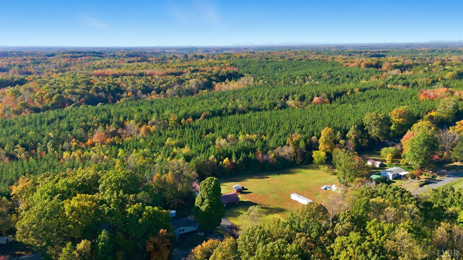 2213 Rabat Road Nathalie, VA 24577 - Photo 36 of 40 an aerial view of a houses with a yard
