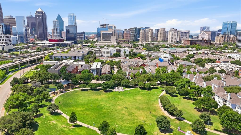 2111 Clark Street, Unit H Dallas, TX 75204 - Photo 33 of 37 a view of a city with tall buildings