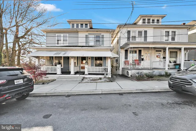 a view of a car park in front of a building
