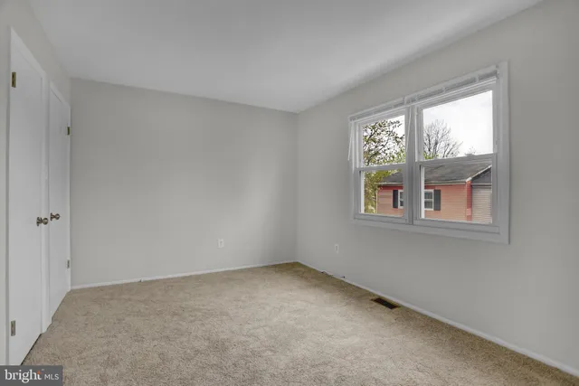wooden floor and cabinet in a room