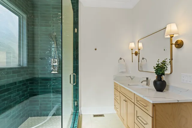 a view of a street from a balcony