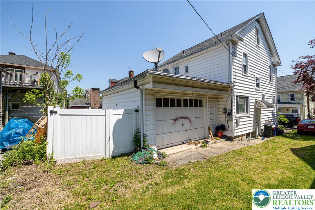 118 South 3rd Street Bangor, PA 18013 - Photo 27 of 33 This charming residence features a well-maintained exterior with a private yard and attached garage.