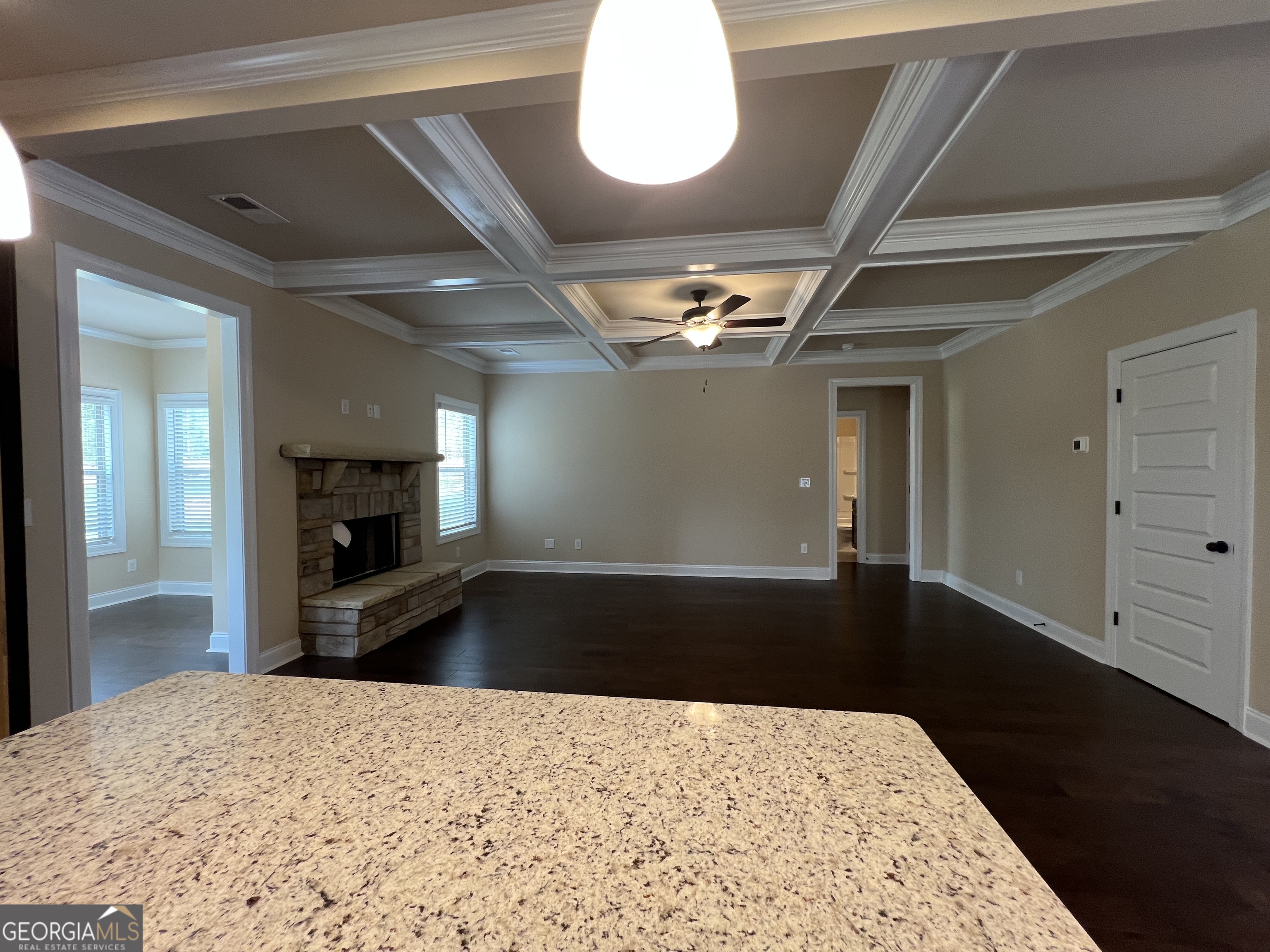 341 Homestead Circle Forsyth, GA 31029 - Photo 11 of 38 a kitchen with a stove and a refrigerator