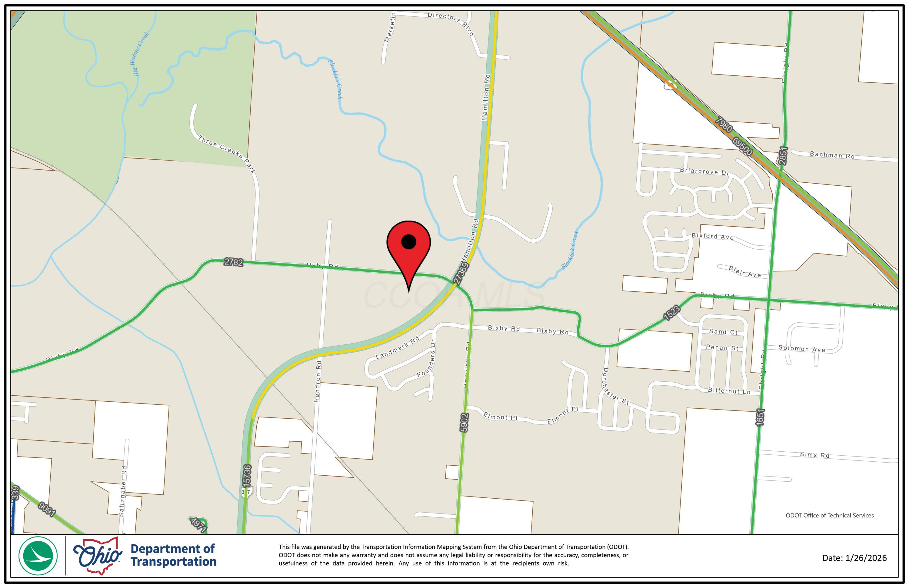 0 South Hamilton Road Groveport, OH 43125 - Photo 4 of 8 Traffic Map