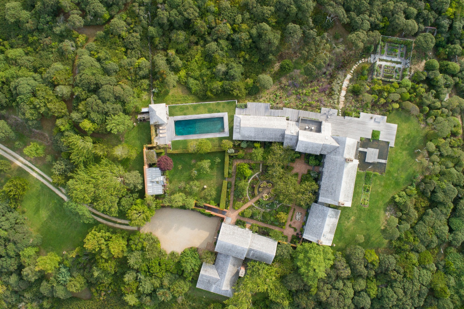 35 Shawkemo Road Nantucket, MA 02554 - Photo 2 of 53 an aerial view of a house with a yard