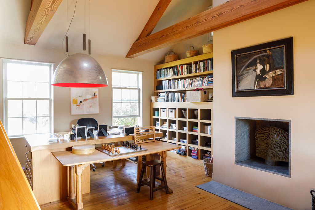 35 Shawkemo Road Nantucket, MA 02554 - Photo 23 of 53 a living room with a couch and a fireplace