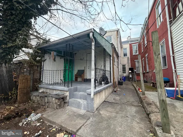 a view of a street with some trees
