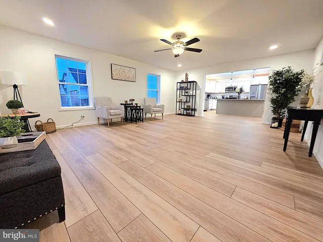 a room with furniture and a chandelier