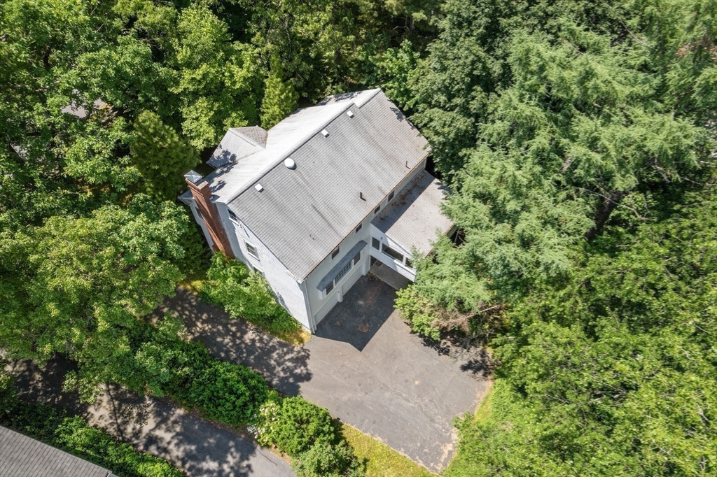 209 Bristol Road Wellesley, MA 02481 - Photo 29 of 29 an aerial view of a house with a yard and large trees