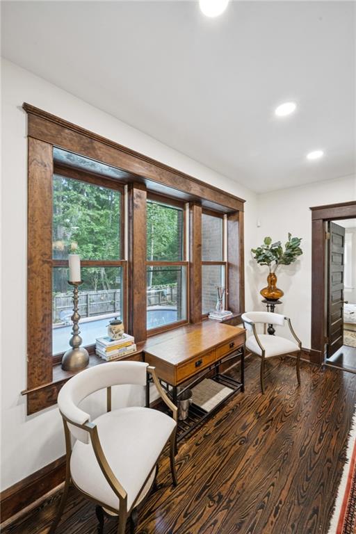 926 Waverly Way Northeast, Unit F Atlanta, GA 30307 - Photo 13 of 33 a living room with furniture and a large window