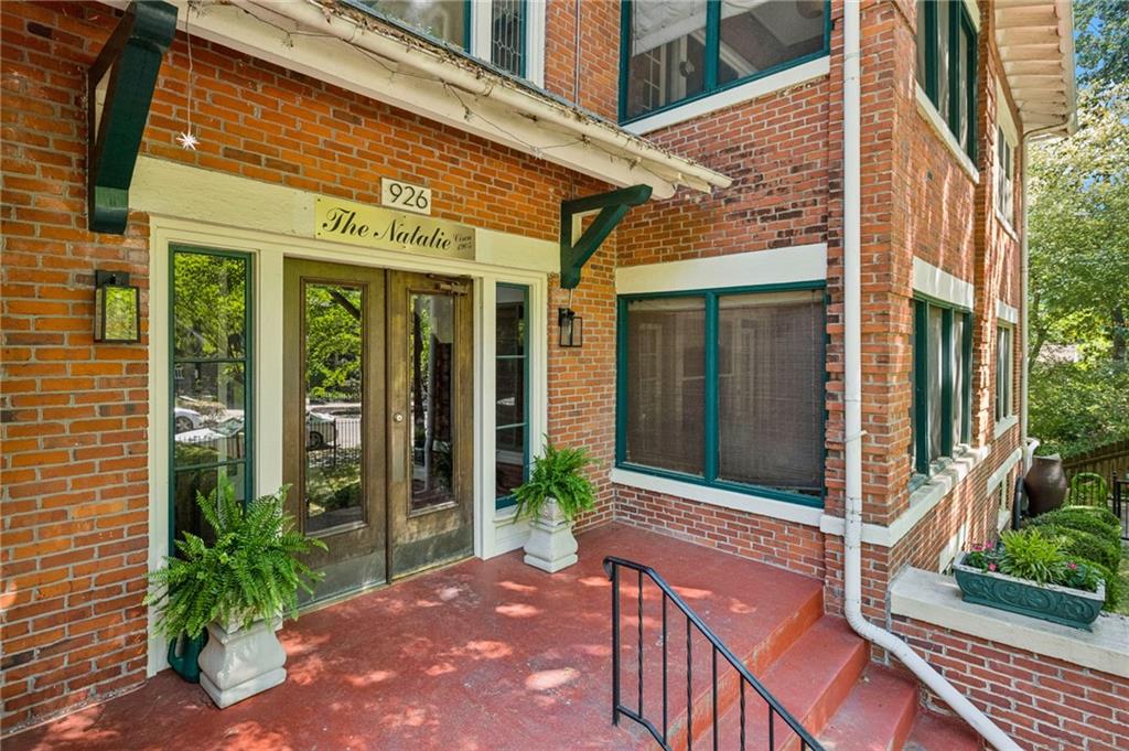 926 Waverly Way Northeast, Unit F Atlanta, GA 30307 - Photo 33 of 33 front view of a house with a glass door
