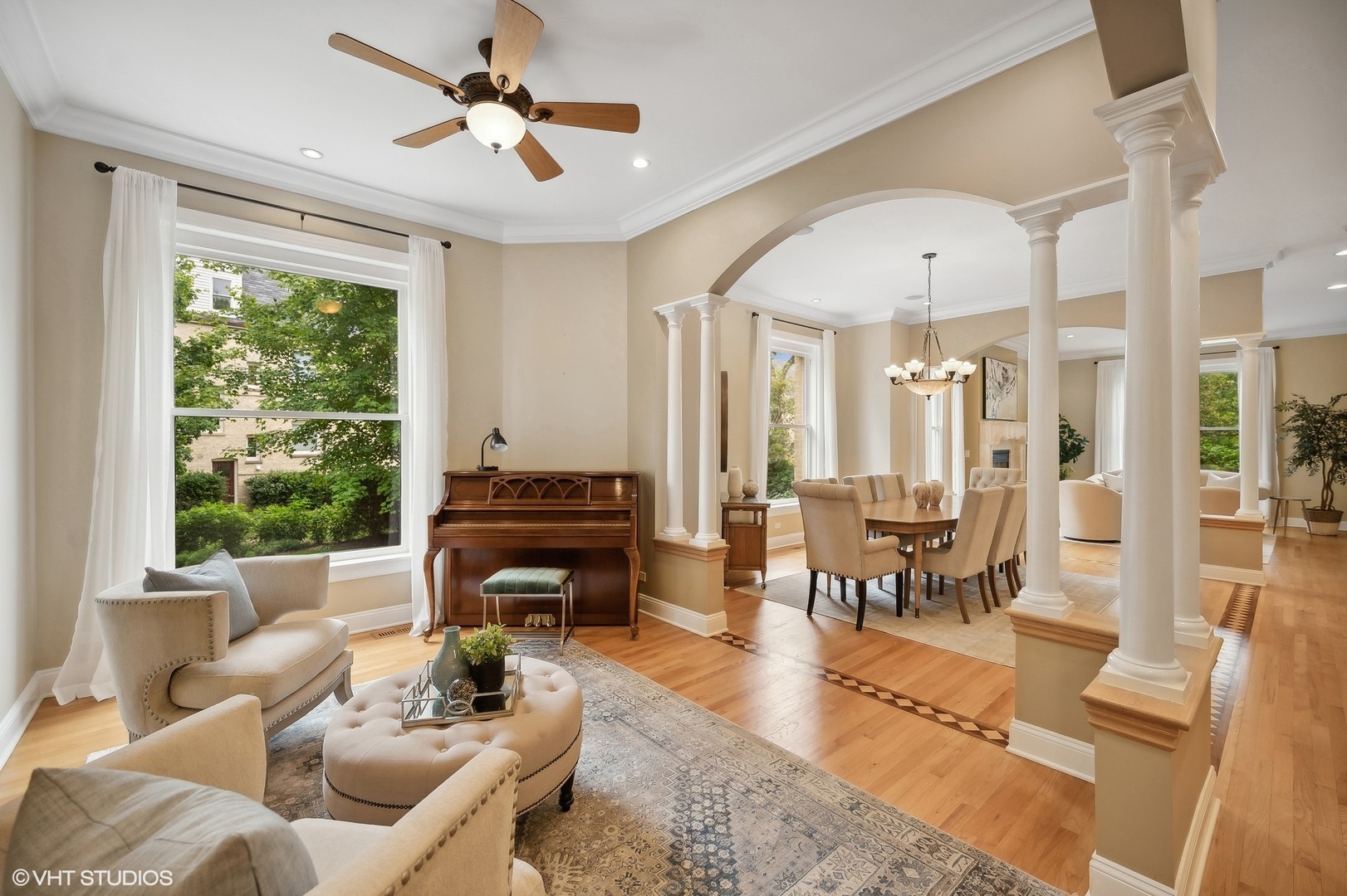 41 Scott Loop Highland Park, IL 60035 - Photo 8 of 50 a living room with furniture and a large window