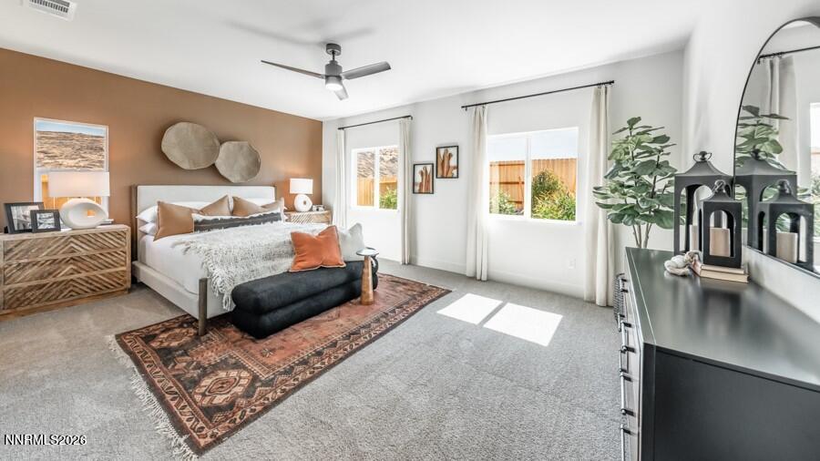 4302 Painted Cloud Way Sparks, NV 89436 - Photo 16 of 30 a bedroom with furniture and a large window