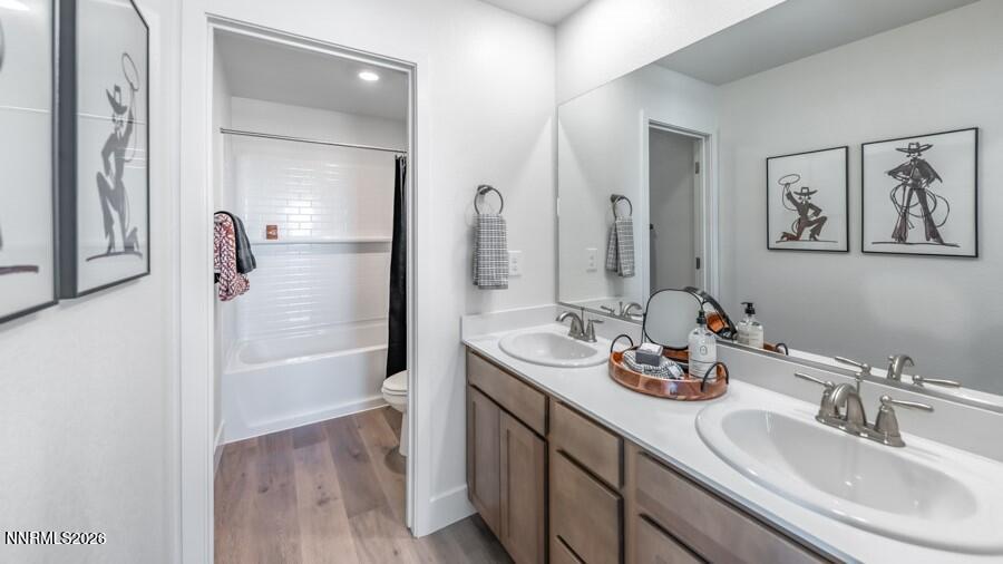 4302 Painted Cloud Way Sparks, NV 89436 - Photo 29 of 30 a bathroom with a sink and a mirror