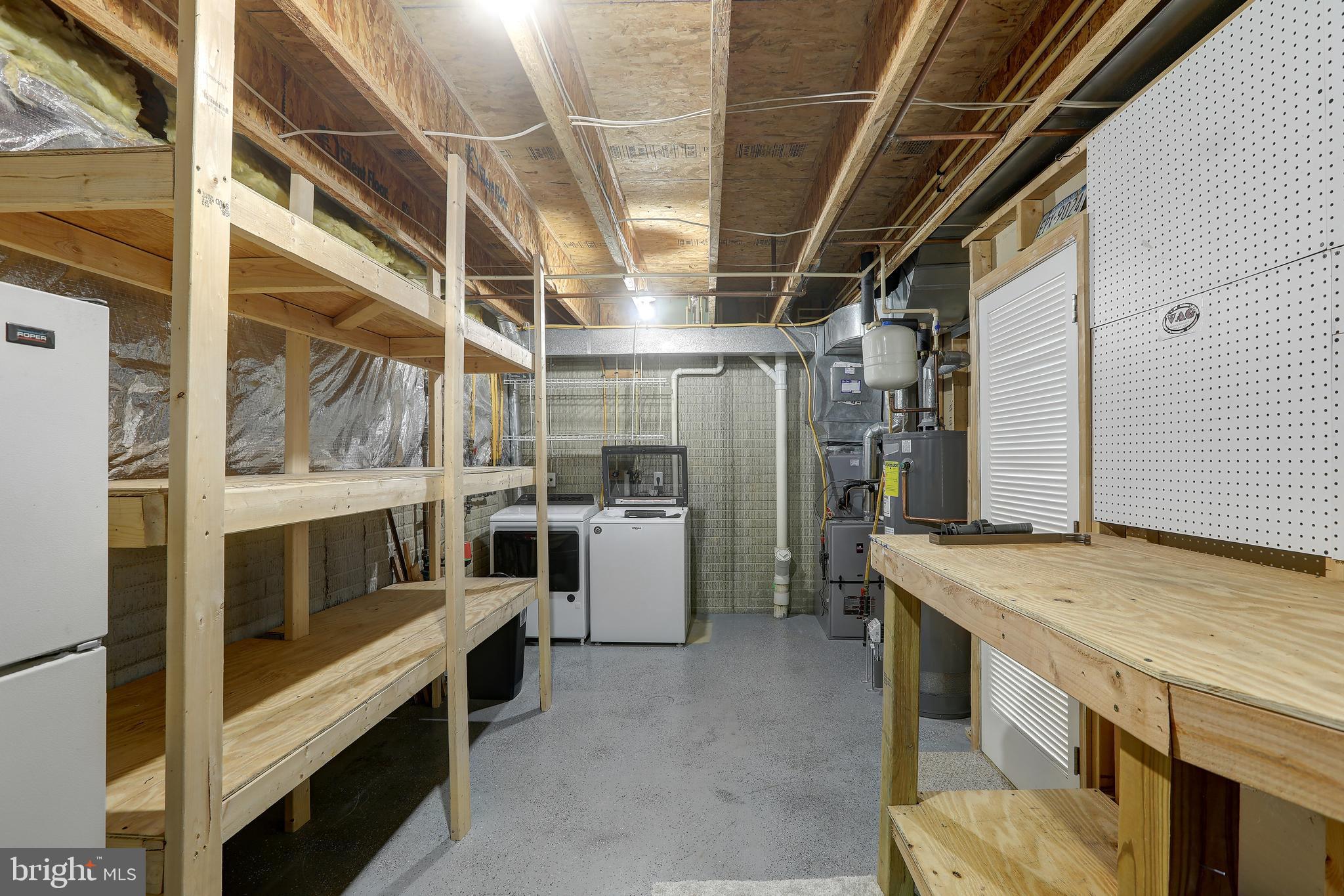 767 Shallow Ridge Court Abingdon, MD 21009 - Photo 38 of 51 Storage and Laundry Area in Lower Level