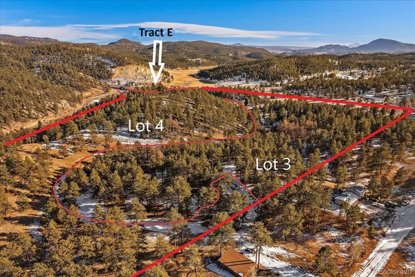 a view of a city with a mountain in the background