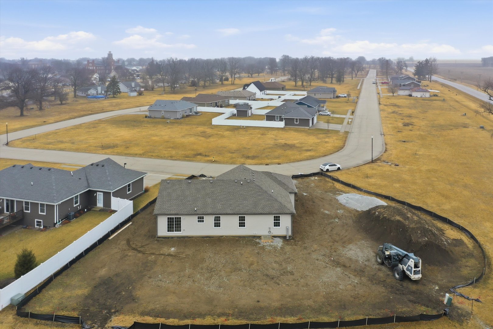 477 Emma Drive Manteno, IL 60950 - Photo 27 of 29 an aerial view of residential houses with outdoor space
