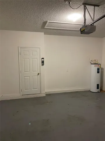 a view of entryway with window and chandelier