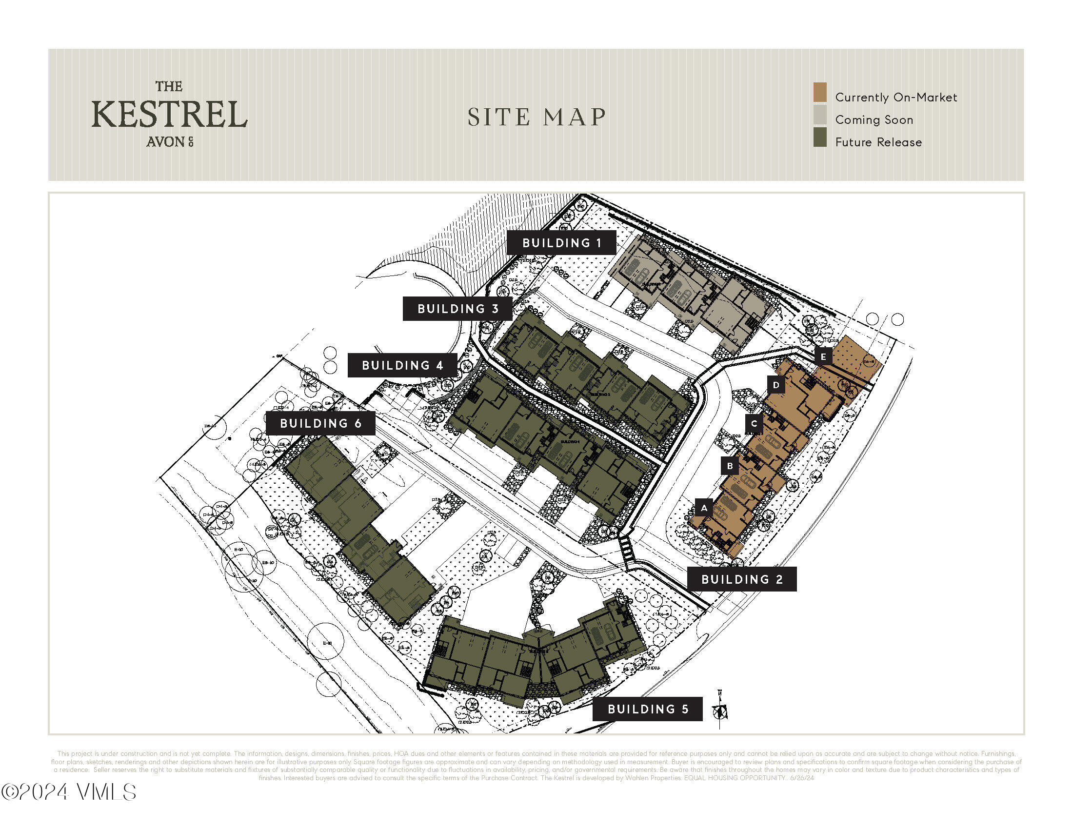100 Goldfinch Lane, Unit 2C Avon, CO 81620 - Photo 4 of 10 The Kestrel_ Site Map_8.5x11_6_26_24