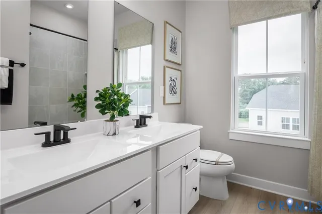 a bathroom with a sink a mirror and a toilet