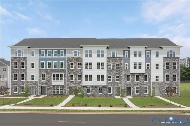 a view of building with street