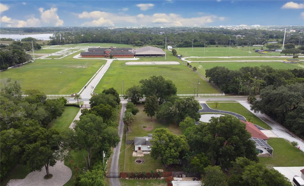 1870 Lake Markham Road Sanford, FL 32771 - Photo 6 of 23 an aerial view of a golf course with a lake view
