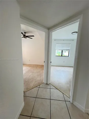 a view of an empty room