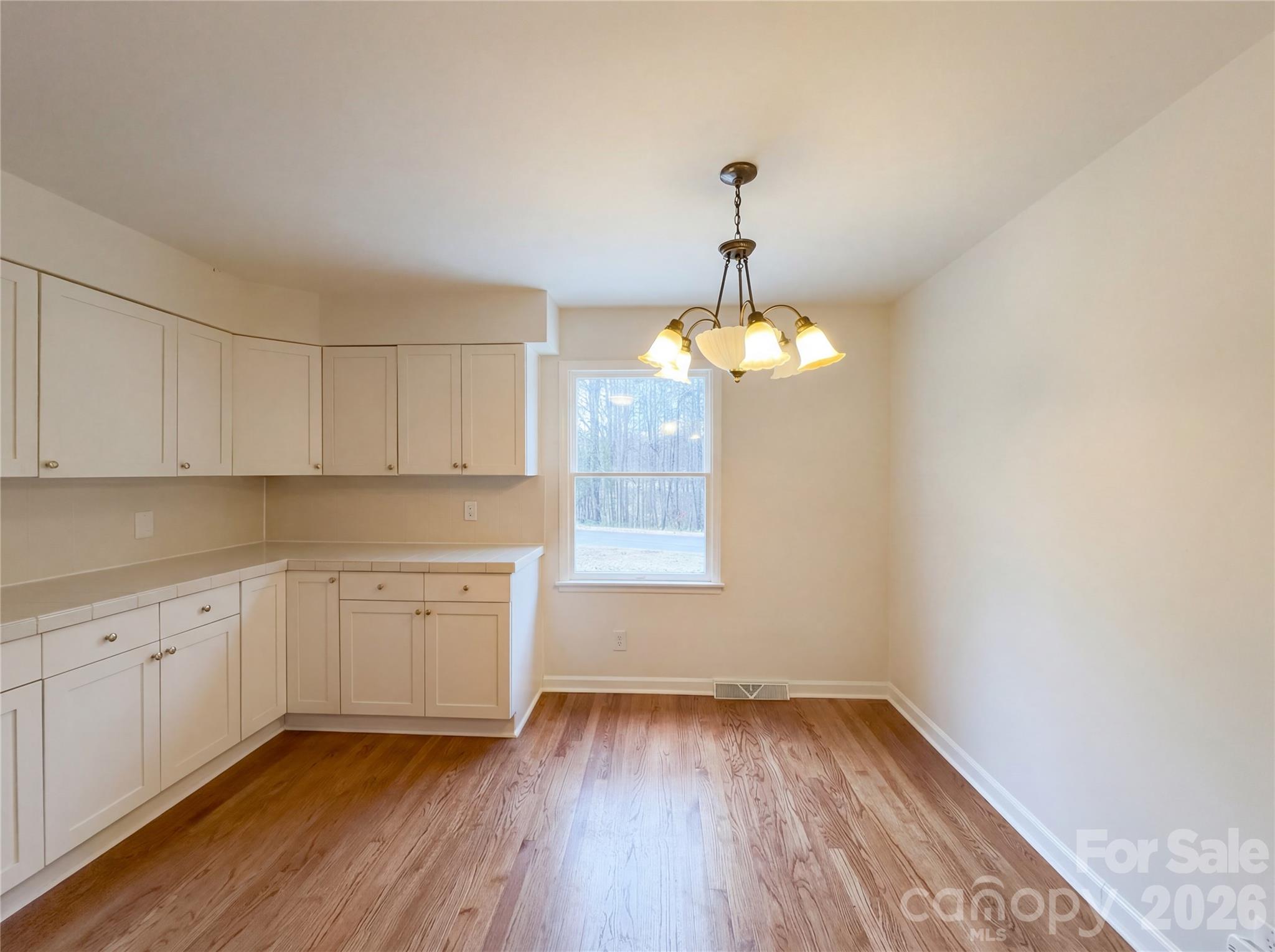3695 Lake Shore Road South Denver, NC 28037 - Photo 6 of 16 a view of a kitchen with a dishwasher cabinets and wooden floor