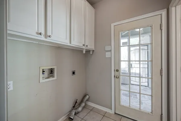 a view of an empty room