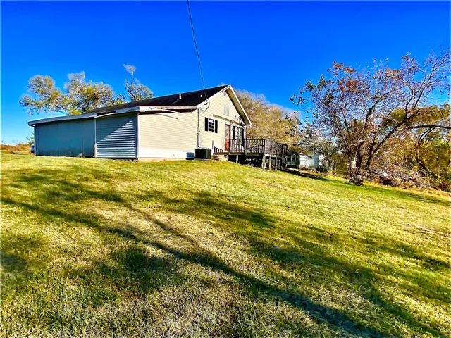 a house view with a outdoor space